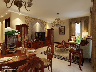 美式家裝新風尚 實木家具演繹經典與自然的室內設計